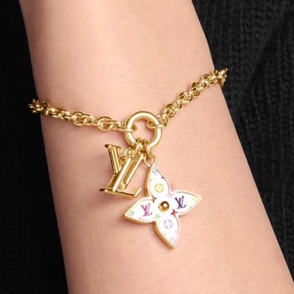 LV X TM Monogram Multicolor Bracelet! New In Box! - Picture 4 of 4